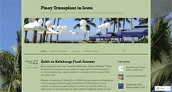 Desktop Screenshot of pinoytransplant.com