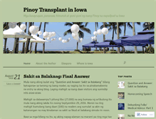 Tablet Screenshot of pinoytransplant.com